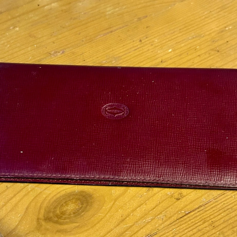 Cartier Burgundy Wallet